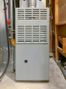 a gas furnace