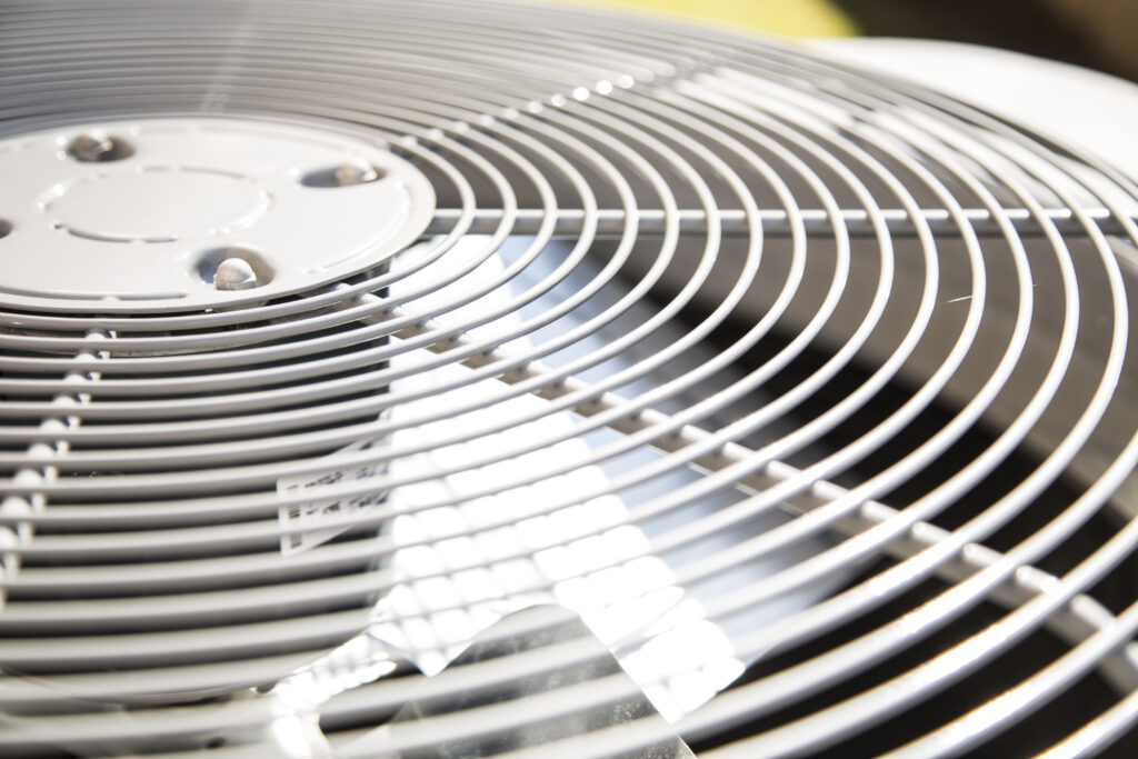 top view condenser fan